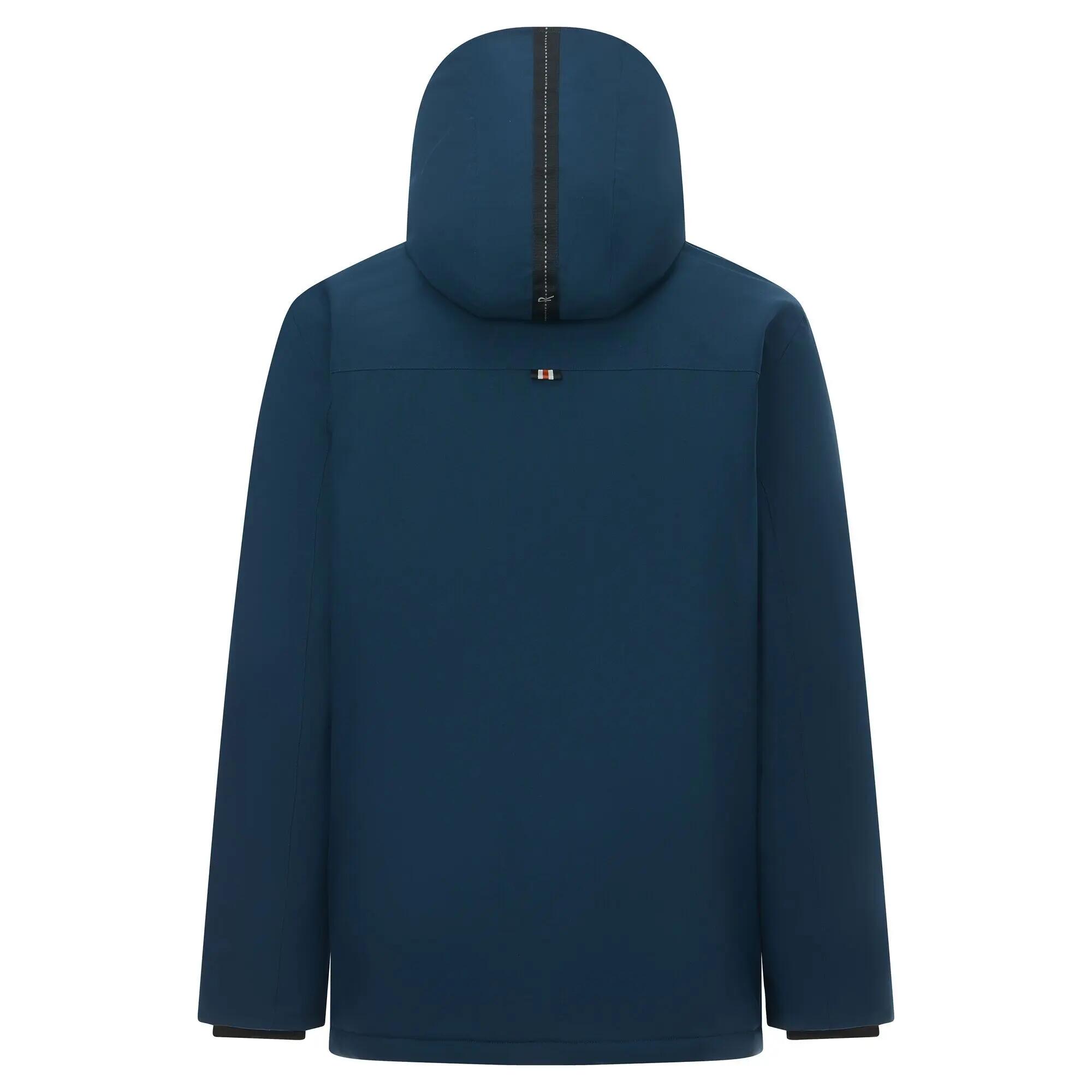 Casaco impermeável e com isolamento térmico para homem, na cor castanha (Azul 2/7