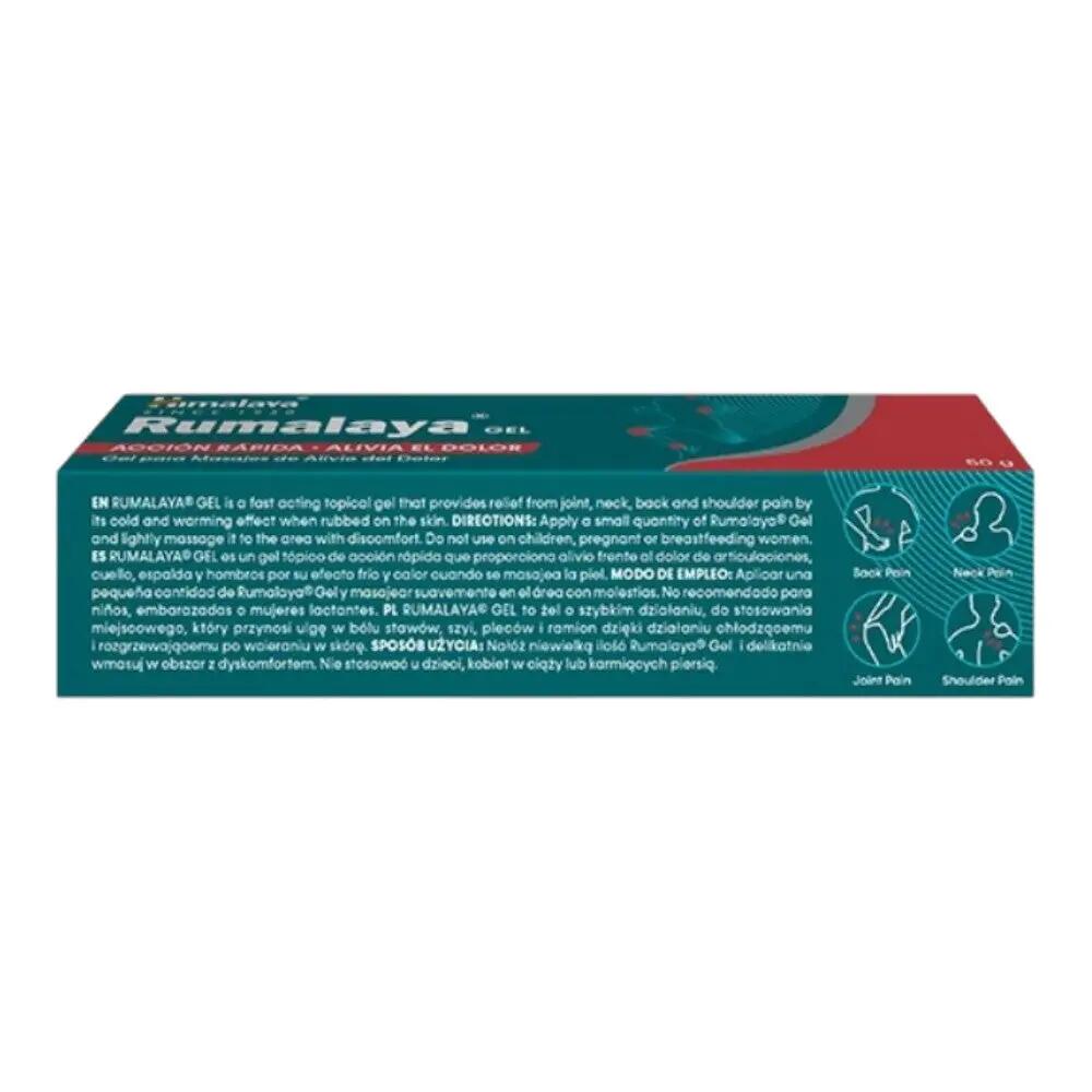 Gel tópico - Recuperação muscular e articular - Unissexo - Rumalaya Gel 50 g 2/2