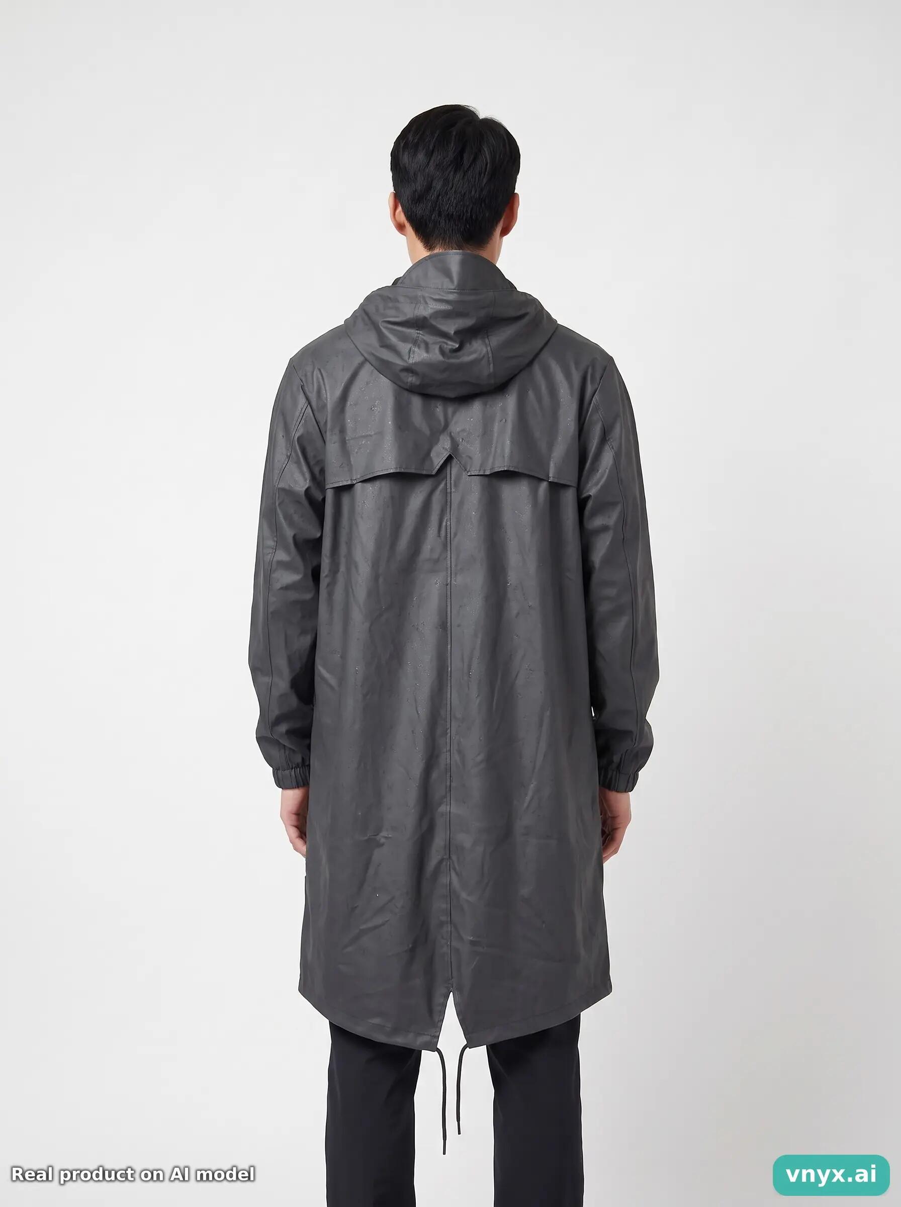 Second Life - Vintage RAINS Dark Grey Outdoor Jacket Men M 2/5