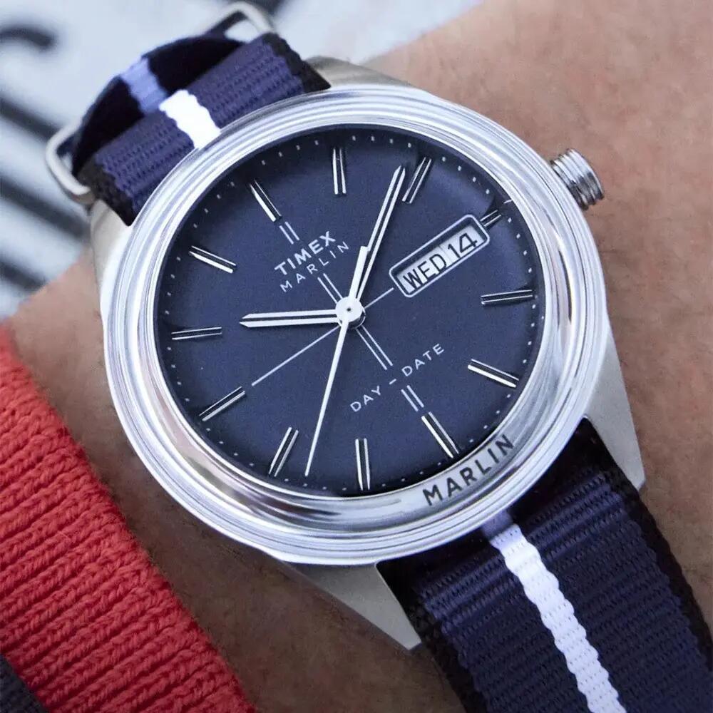 Timex Analogique Montre Bleu/Bleu TW2Y37400 5/6