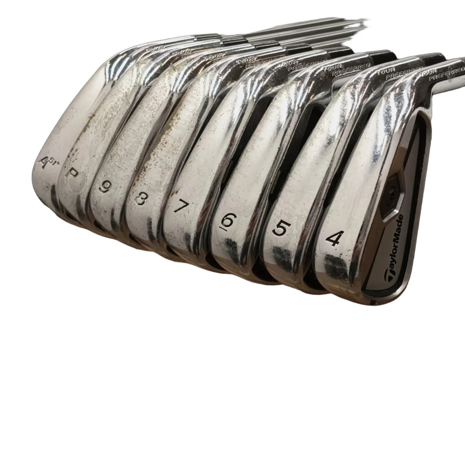 TaylorMade CB Forged IJzerset / 4-PW+GW / Flex Stiff / Grafiet 3/7