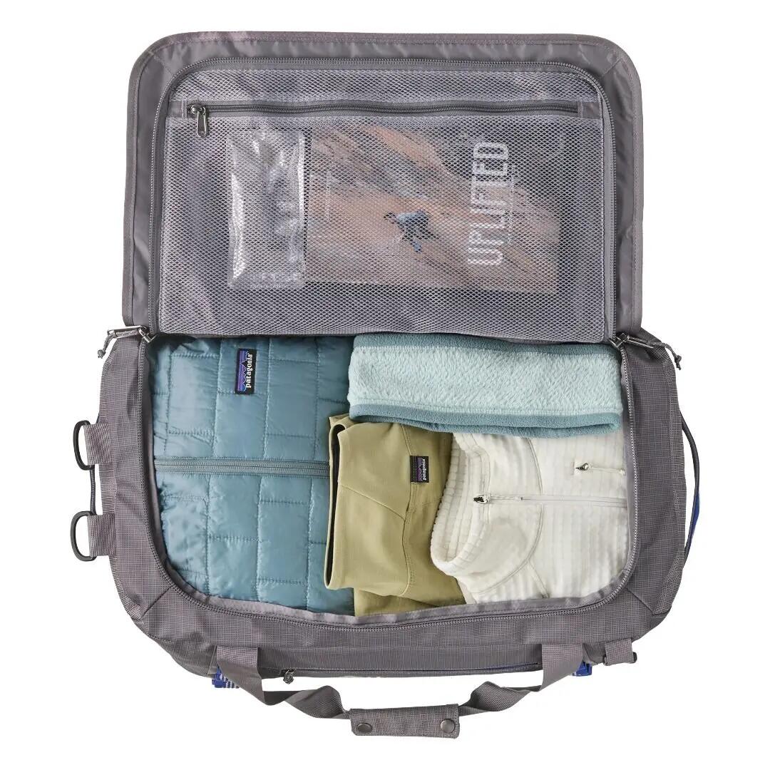 Bolsa Gris Patagonia Hole® Duffel 40L  Hut Tripper: May Grey con Base Acolchada 3/5