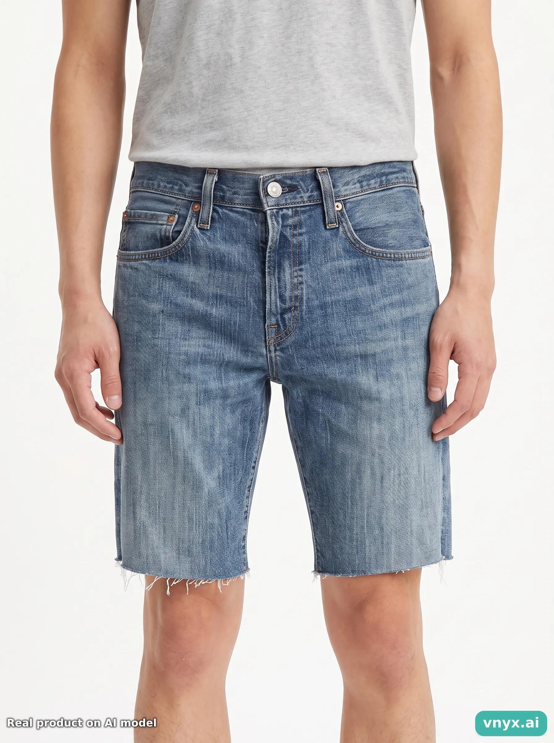 Second Life - Vintage LEVI STRAUSS & CO. Navy Shorts Men 34 L32 5/6