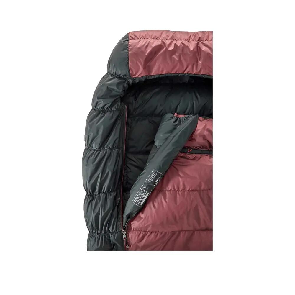 Slaapzak Nordisk Voyage 500 Rood/Zwart 5/8
