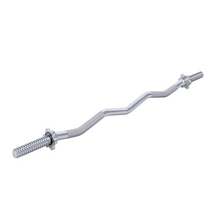 SZ Curlstange - 30mm, 120cm Länge, Chrom Curlhantel, 30mm Hantelstange
