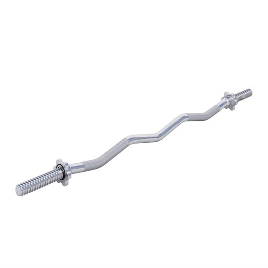 SZ Curlstange - 30mm, 120cm Länge, Chrom Curlhantel, 30mm Hantelstange