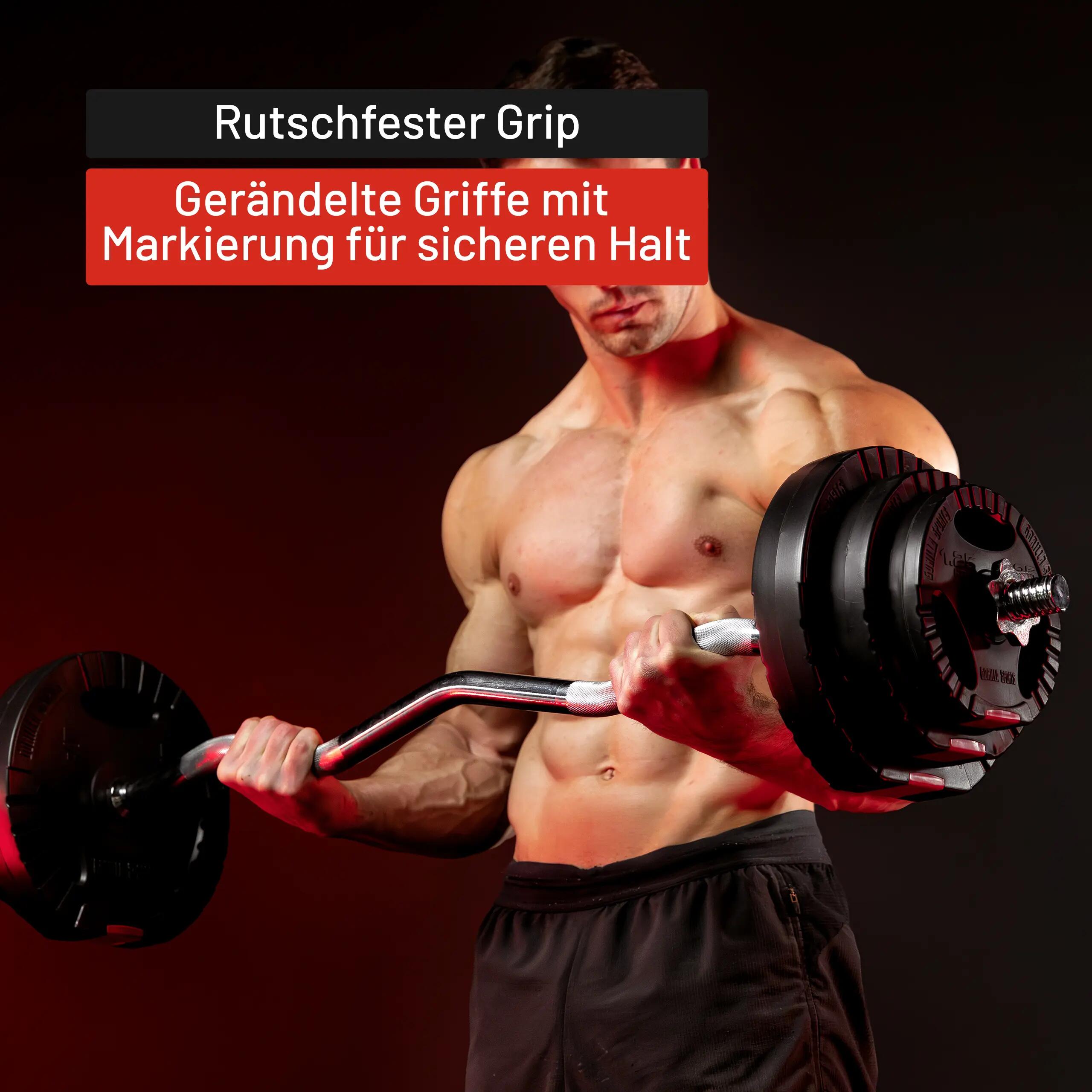 SZ Curlstange - 30mm, 120cm Länge, Chrom Curlhantel, 30mm Hantelstange 11/13