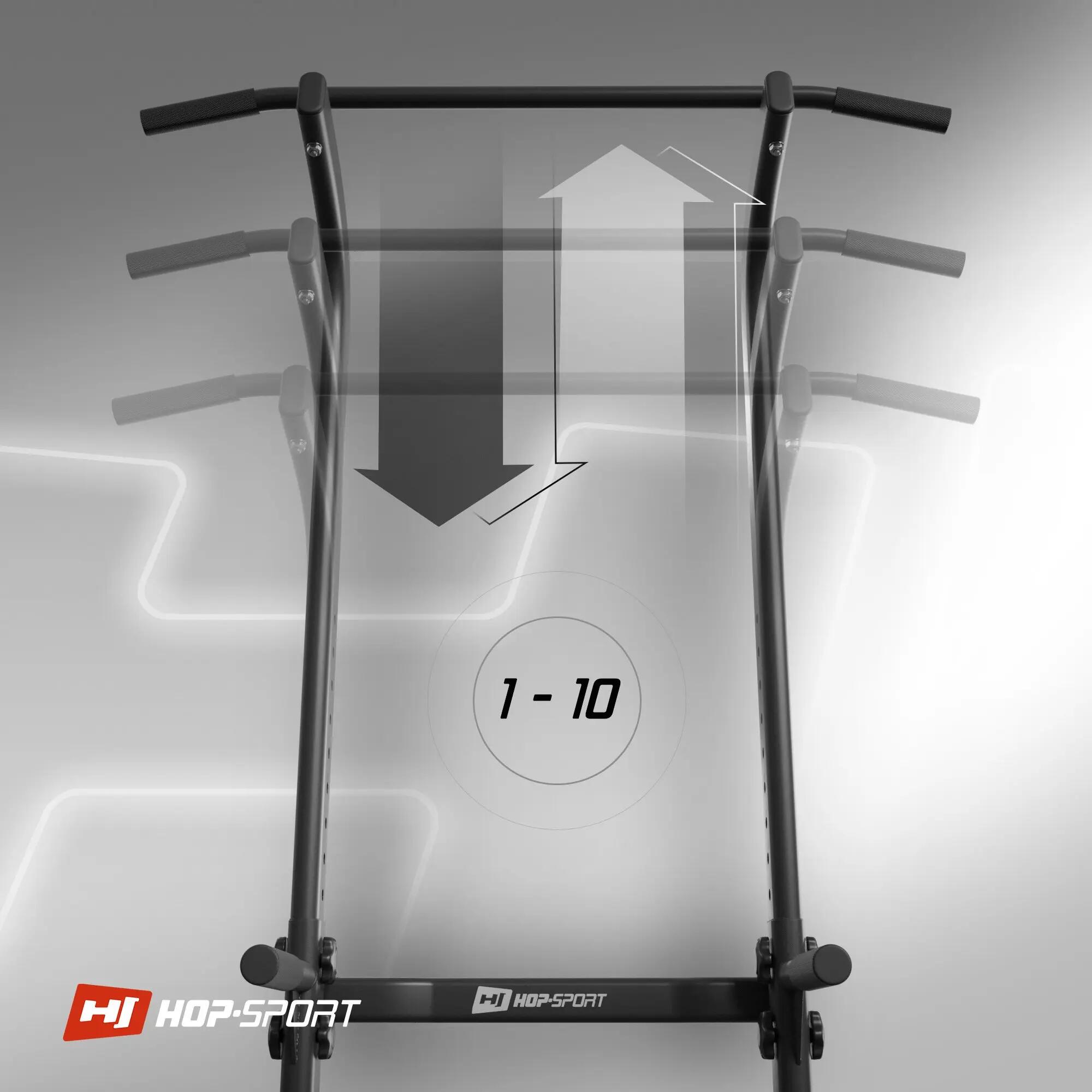 Parallele per allenamento HS-1012K con barra 7/7