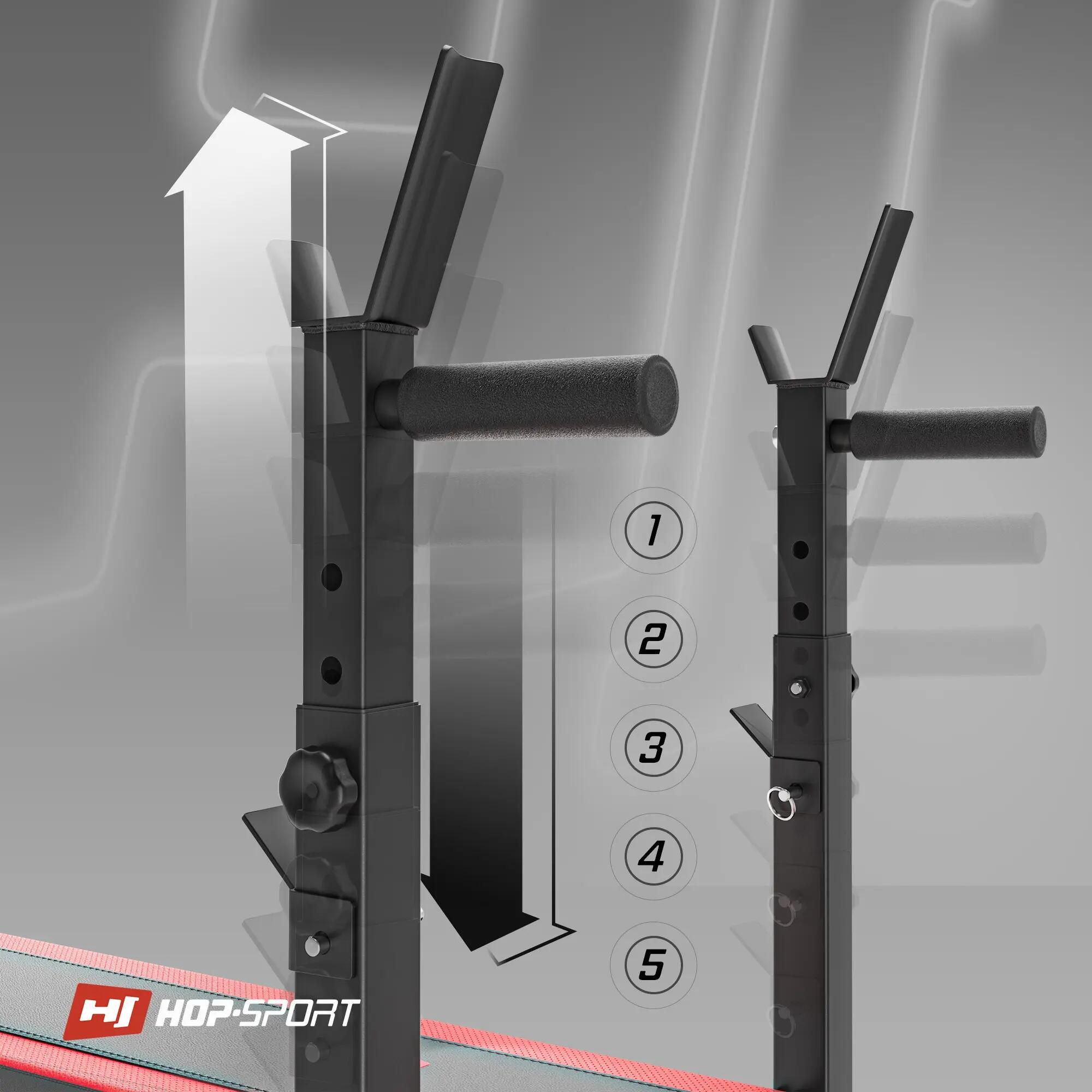 Banc de musculation Hop-Sport HS-1080 avec supports 2/7