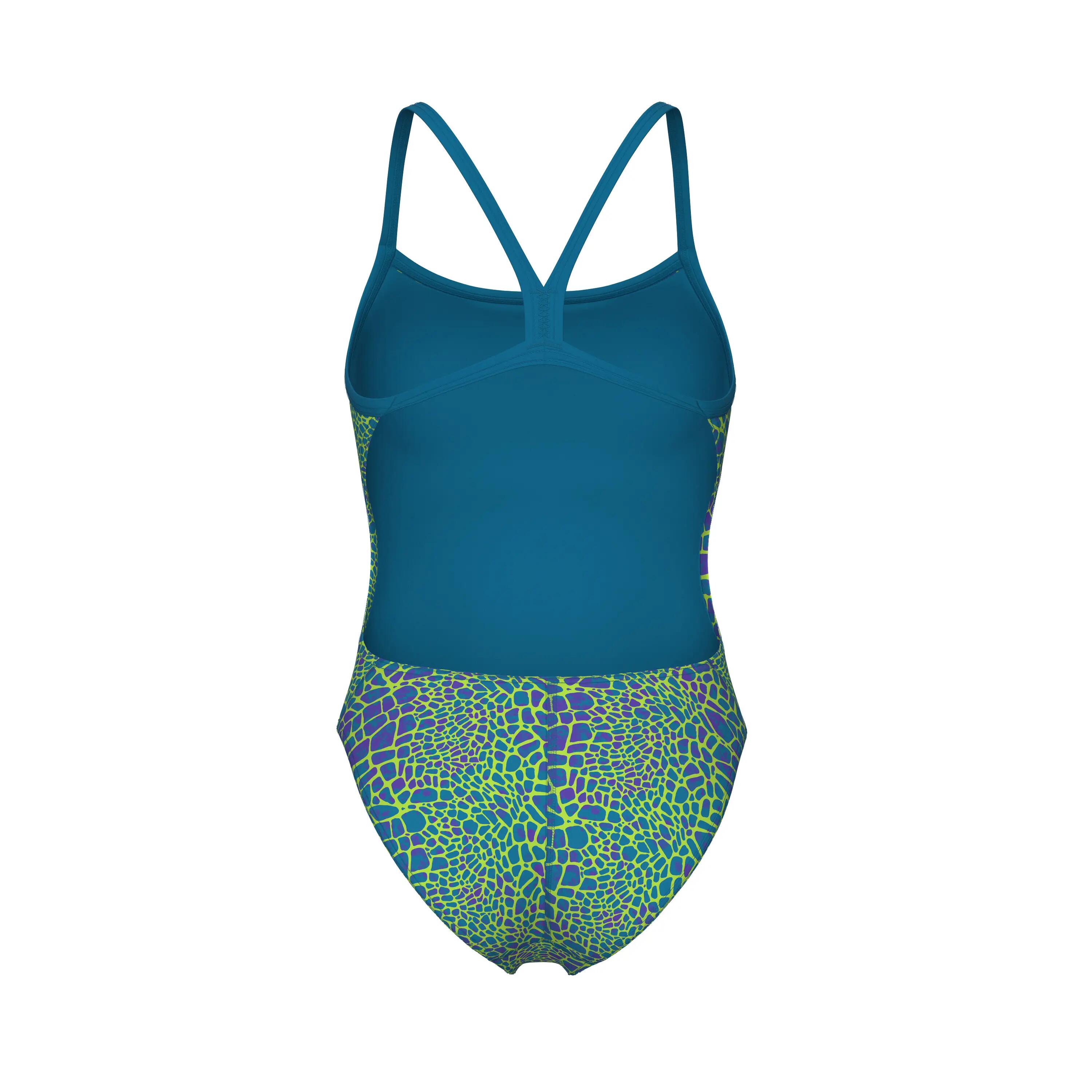 Strój kąpielowy damski Arena Snakeskin Swim Msuit Challenge back 6/13