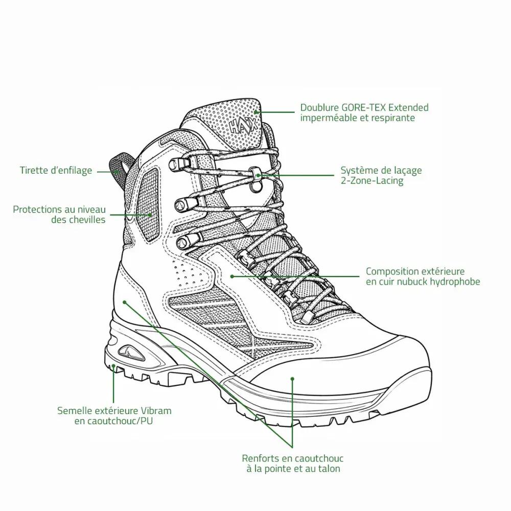 HAIX sapatos de trabalho 206328 Haix Scout 3.0 GTX 5/5