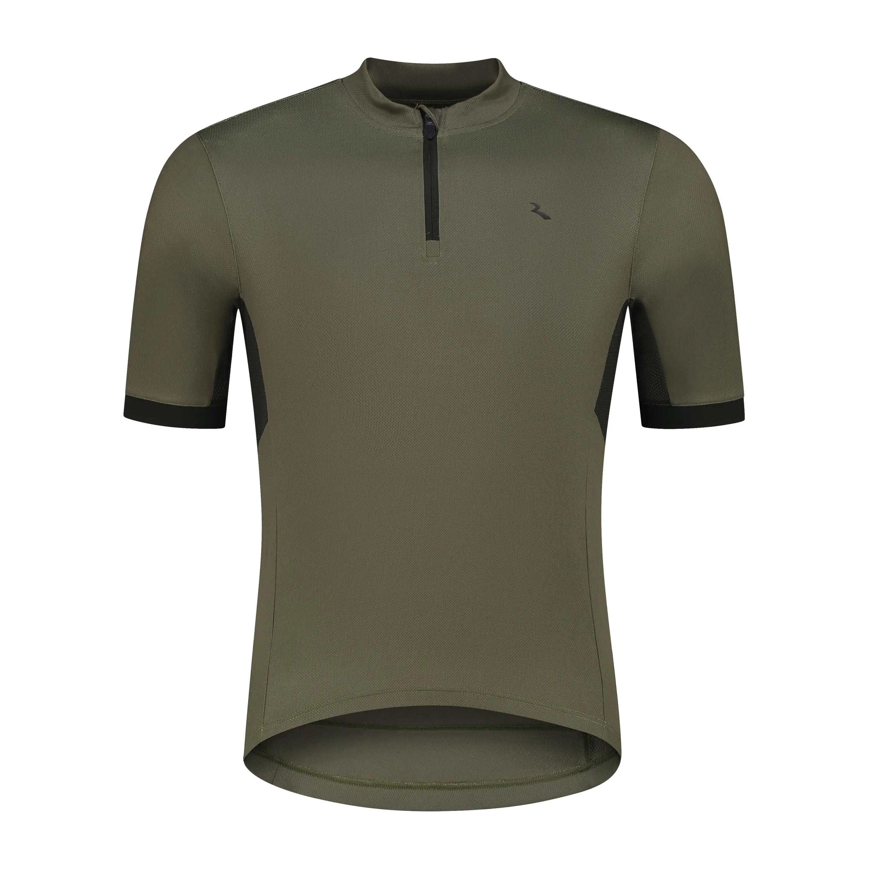 Men's Cycling Jersey Short Sleeve Comfort Fit Core Green 2/7