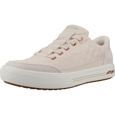 Sneakers skechers arch fit arcade-cuddle steps, beige, dames