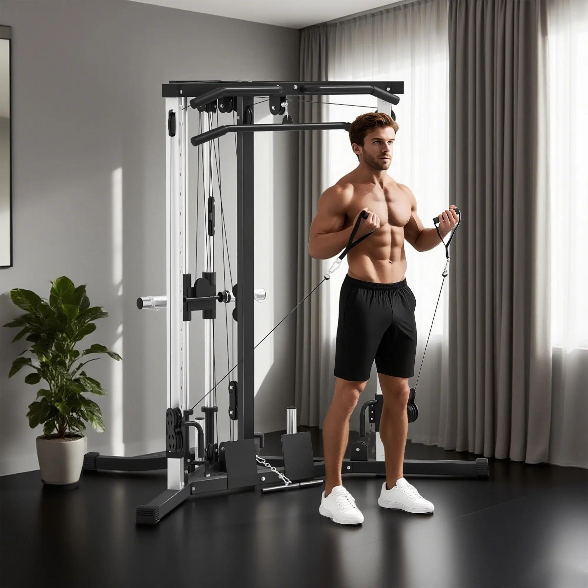 Multiestación Musculación Máquina de Musculación Estación de Dominadas 4/8