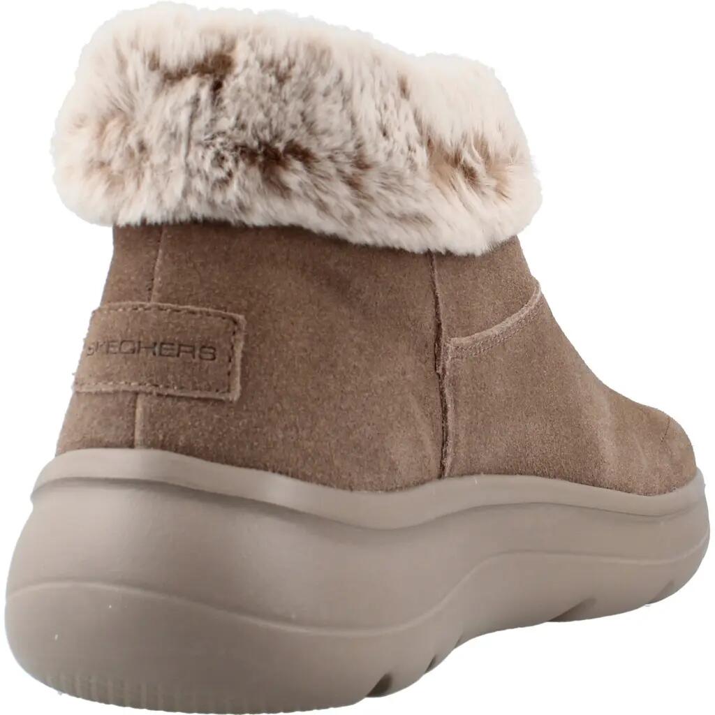 SKECHERS 144848S ON THE GO ENCORE SNOW Jasnobrązowy 3/5