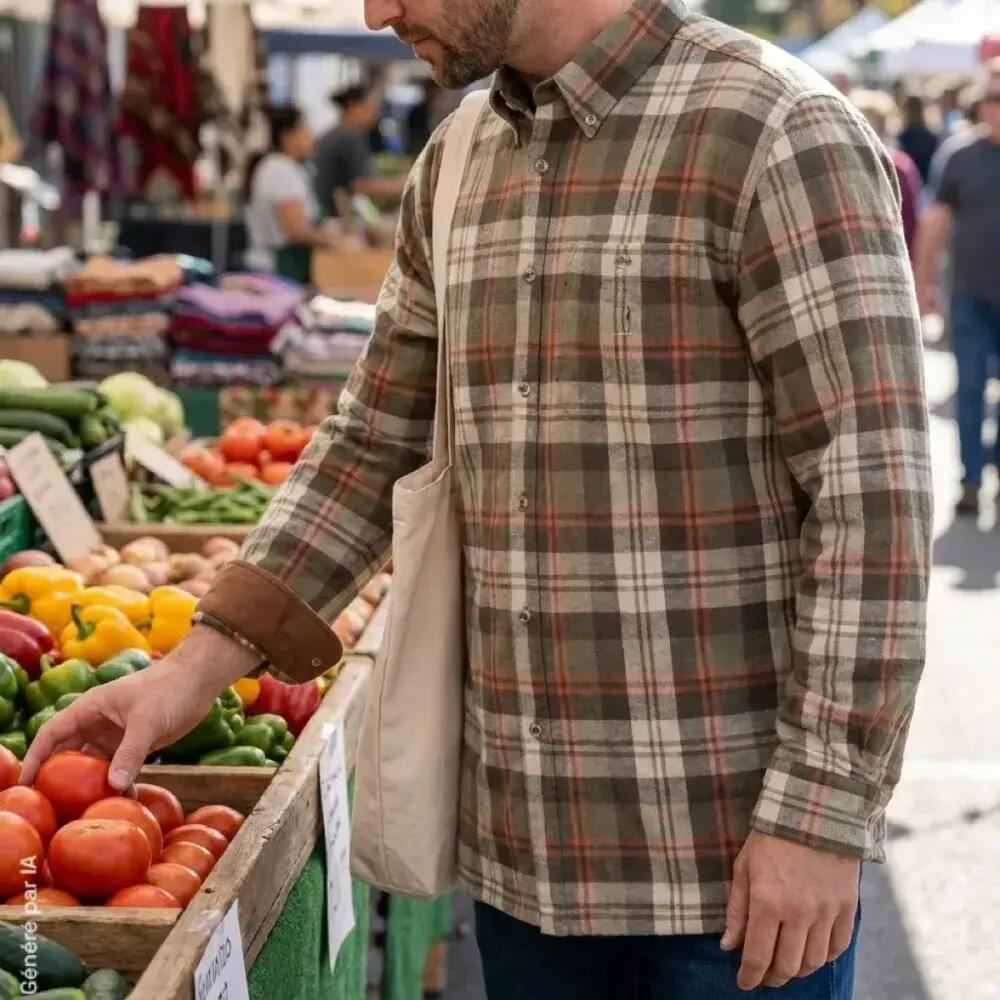 Fleece-lined shirt PERCUSSION Inverness 4/5