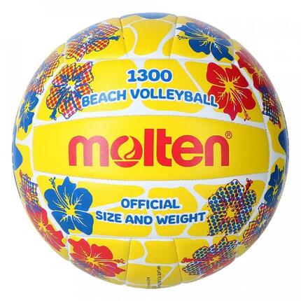 Ballon De Volleyball Motif/style Plage (Jaune) Taille 5