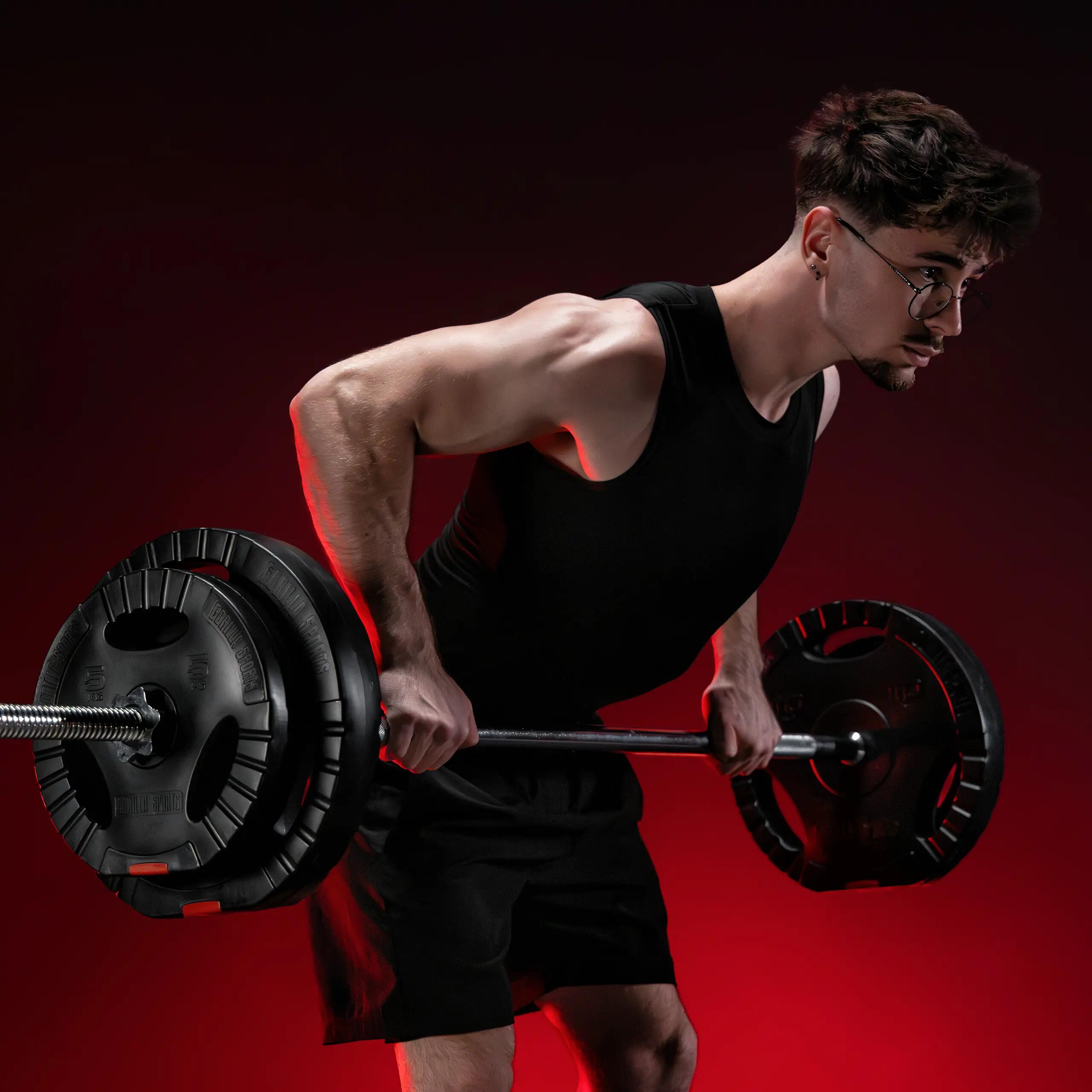 Barre d'haltères 170 cm avec stop-disques 3/11