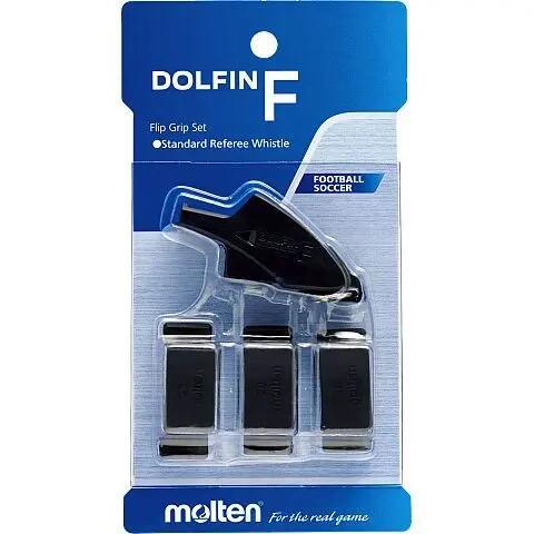 Sportpfeife "Dolfin F" Set Handgriffe Damen und Herren Schwarz