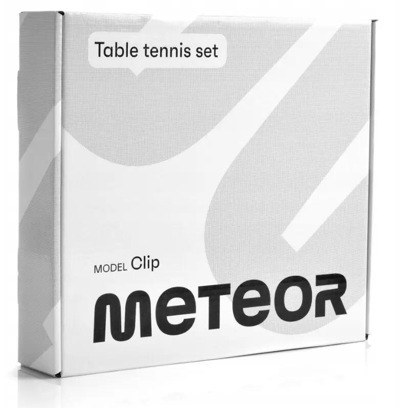 Síťka s držákem na stolní tenis Meteor Clip modrá 2/6