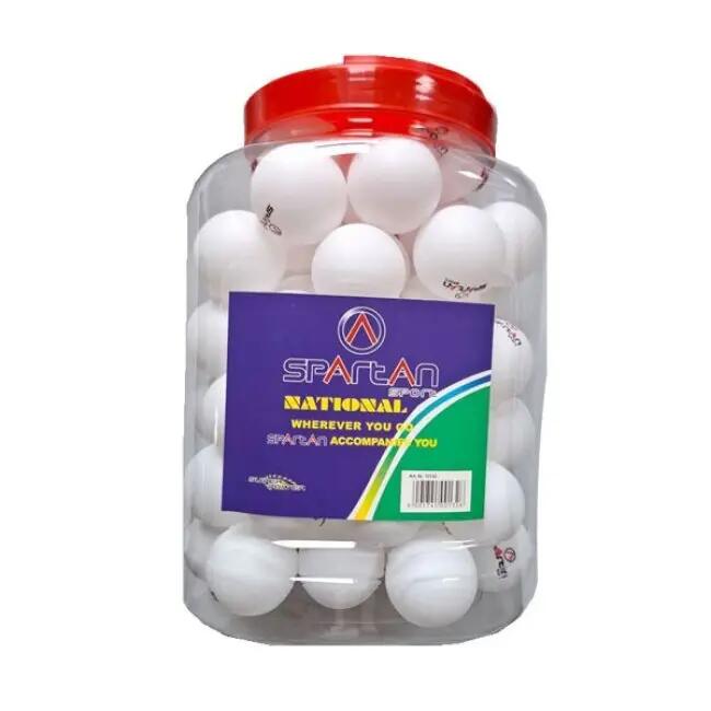 Mingi tenis masa SPARTAN TT-Ball, 40 mm, 1 stea, set 60 bucati, albe
