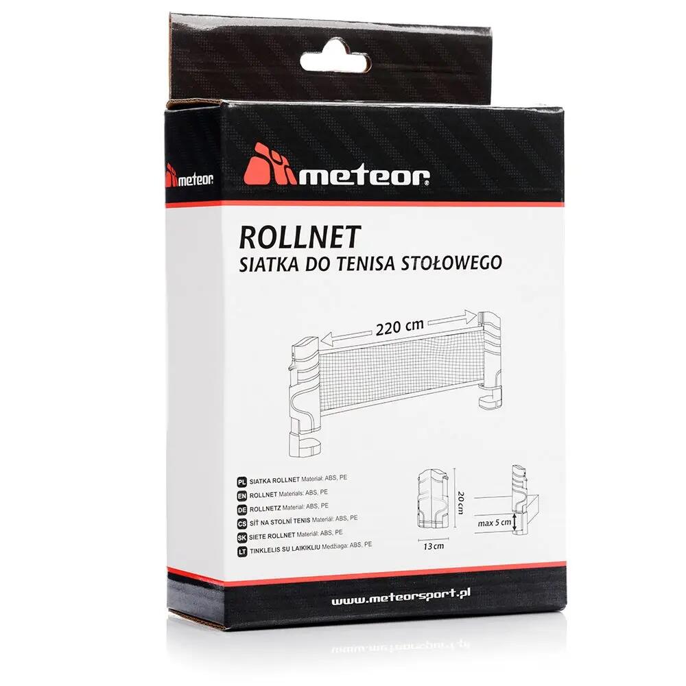 Fileu tenis masa extensibil Meteor, sistem retractabil, 220 cm
