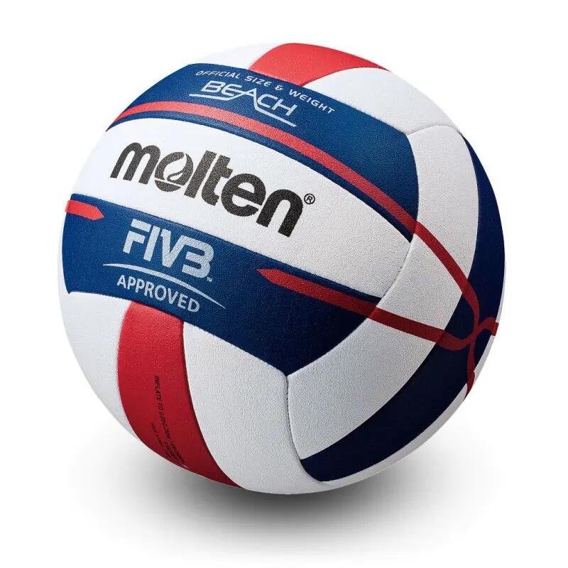 Beachvolleyball V5B5000 Beachvolleyball Unisex Blau-Weiß-Rot 3/6