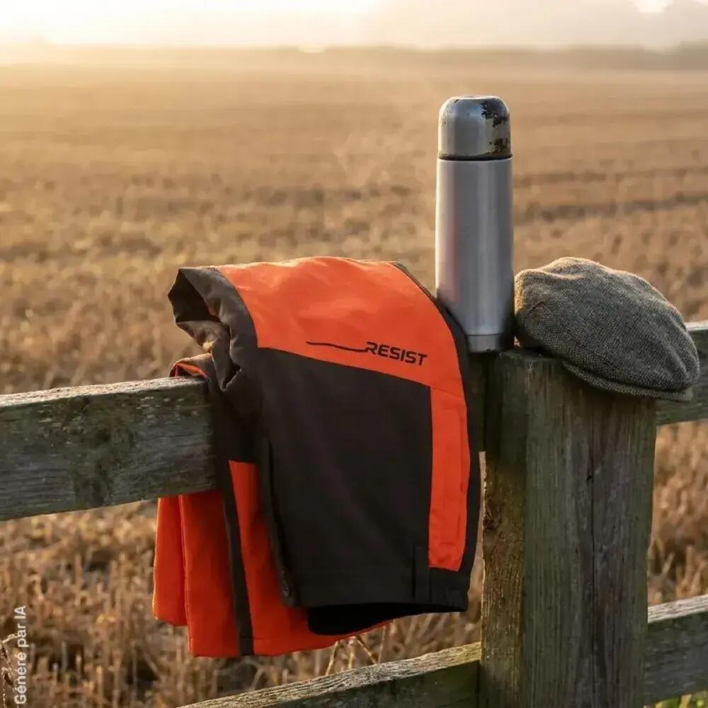Pantalon Treeland Resist orange avec renforts anti-ronces 900D 4/5