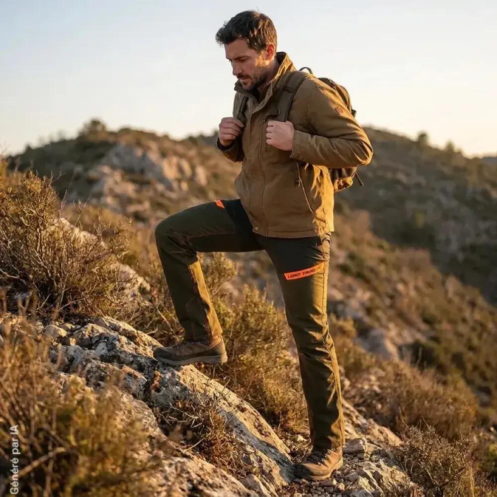 Pantalon Somlys Light Traque en polyester anti-ronces déperlant 3/5