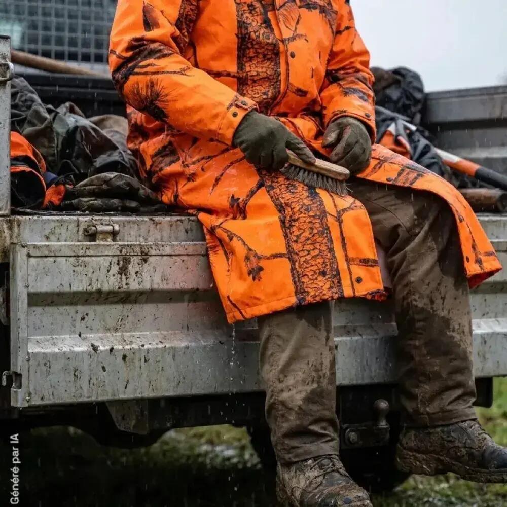 Manteau De Pluie Treeland Camouflage Orange 5/5