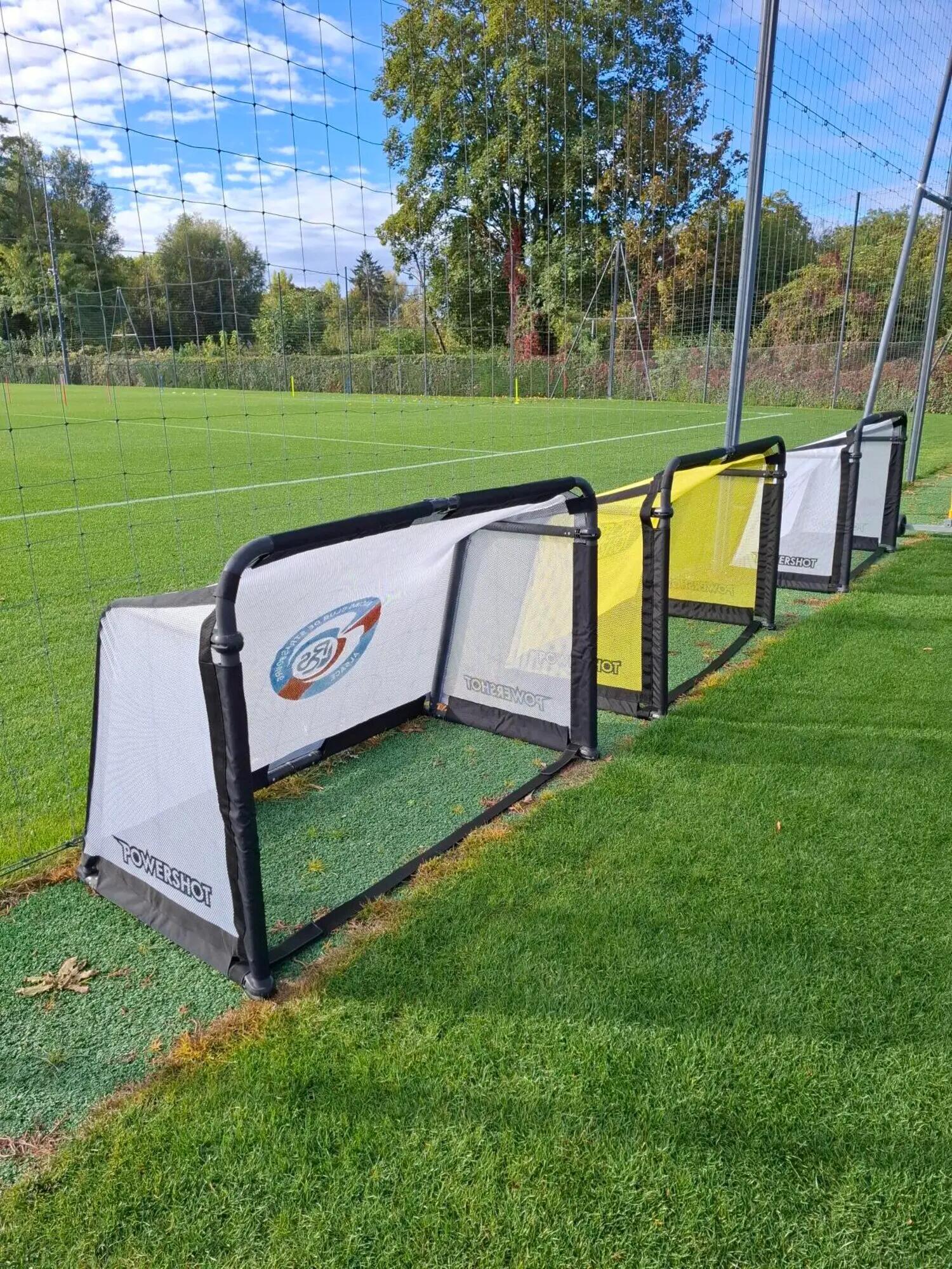 Baliza de futebol dobrável branca - Alumínio - 1,50 x 1 m 7/7