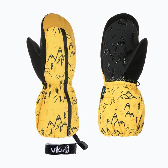 Rękawice narciarskie dziecięce Viking Snoppy, jednopalczaste z PrimaLoft