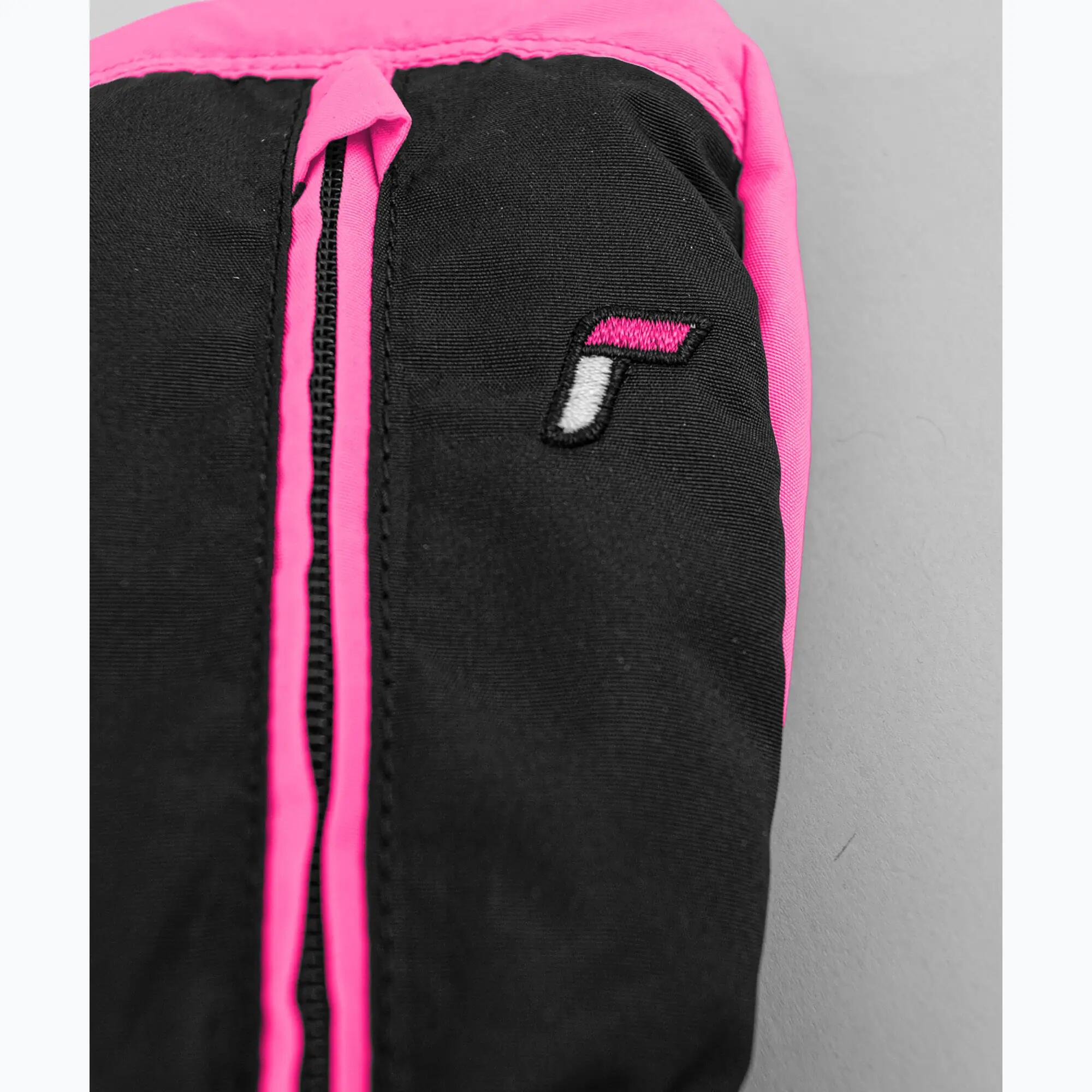 Childrens/Kids Ben Ski Gloves (Black/Pink) 6/7