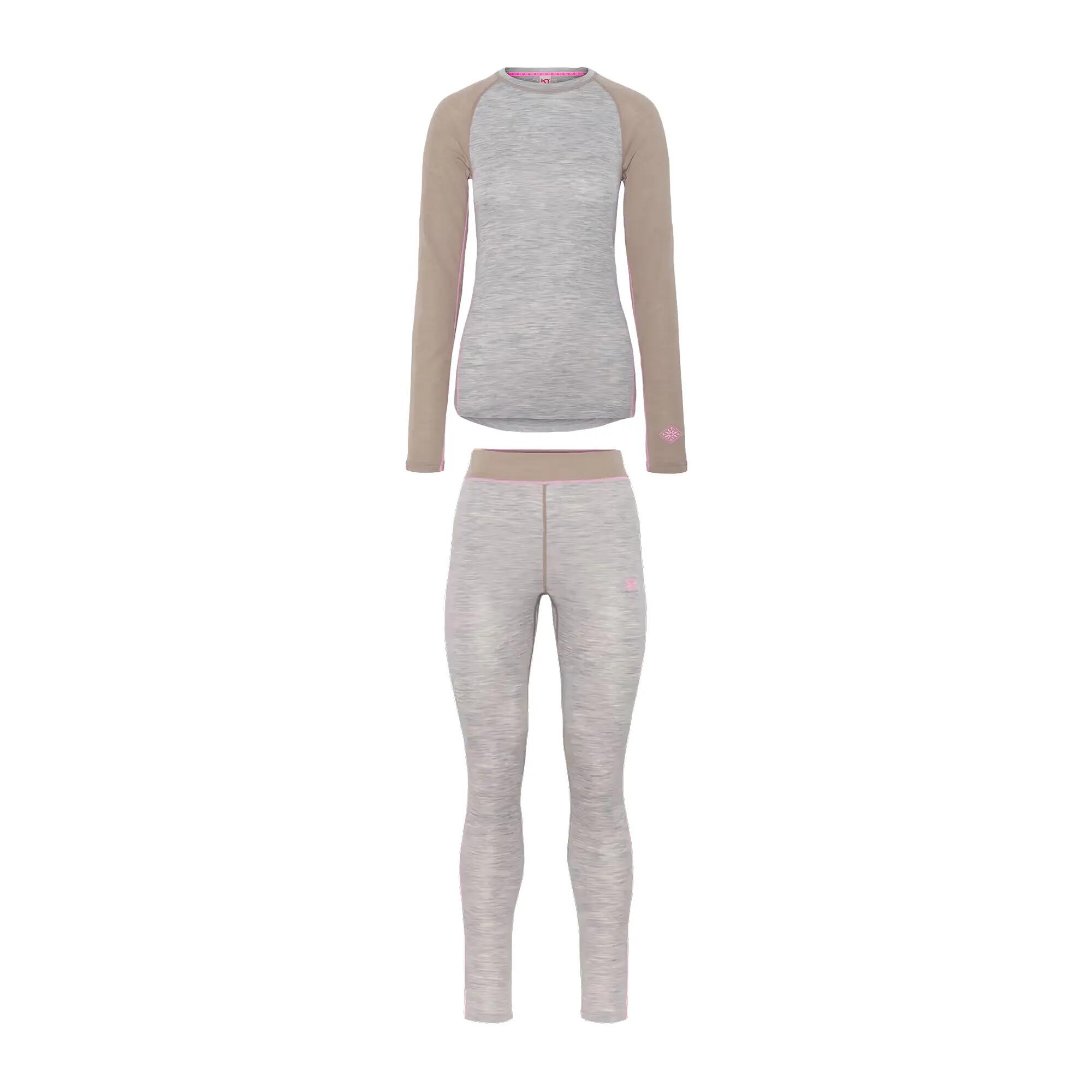Conjunto de legging e t-shirt de mangas compridas para mulher Kari Traa Kaia 5/7