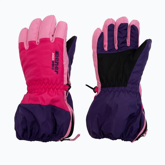 Gants de ski enfant ZIENER Levio As Minis violets 801976.129