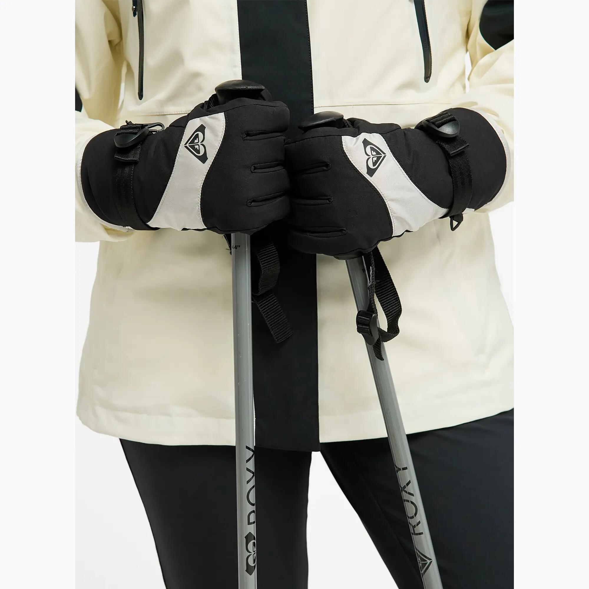 Snow-Handschuhe ROXY JETTY SOLID Grau Dames 3/5