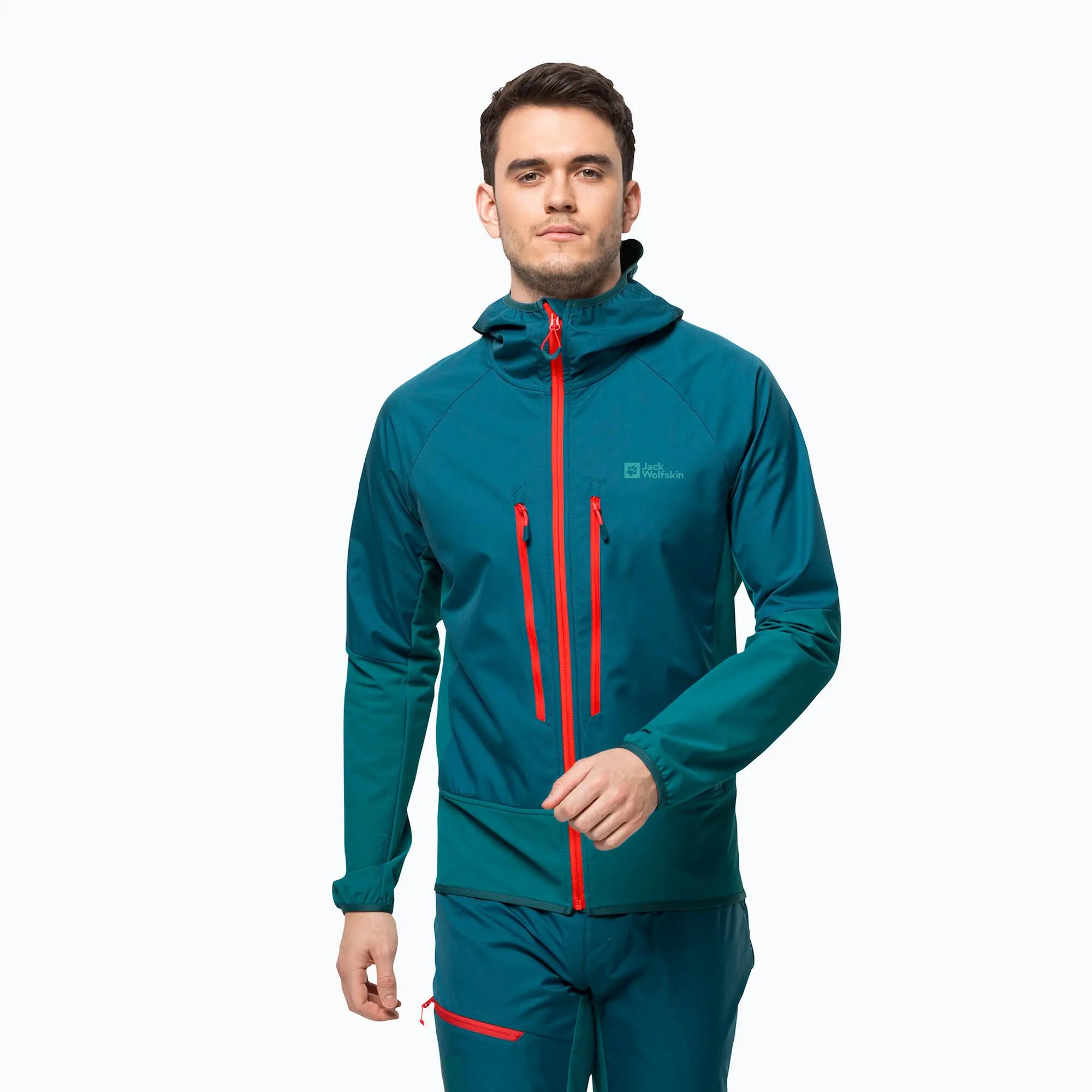 Jack Wolfskin Alpspitze Hoody softshell jas voor heren 1/7
