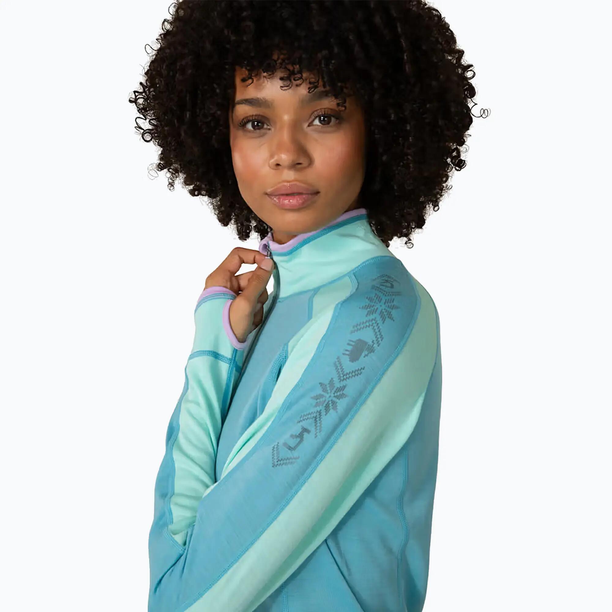 Bluza termoaktywna damska KARI TRAA Mila Half Zip 4/7