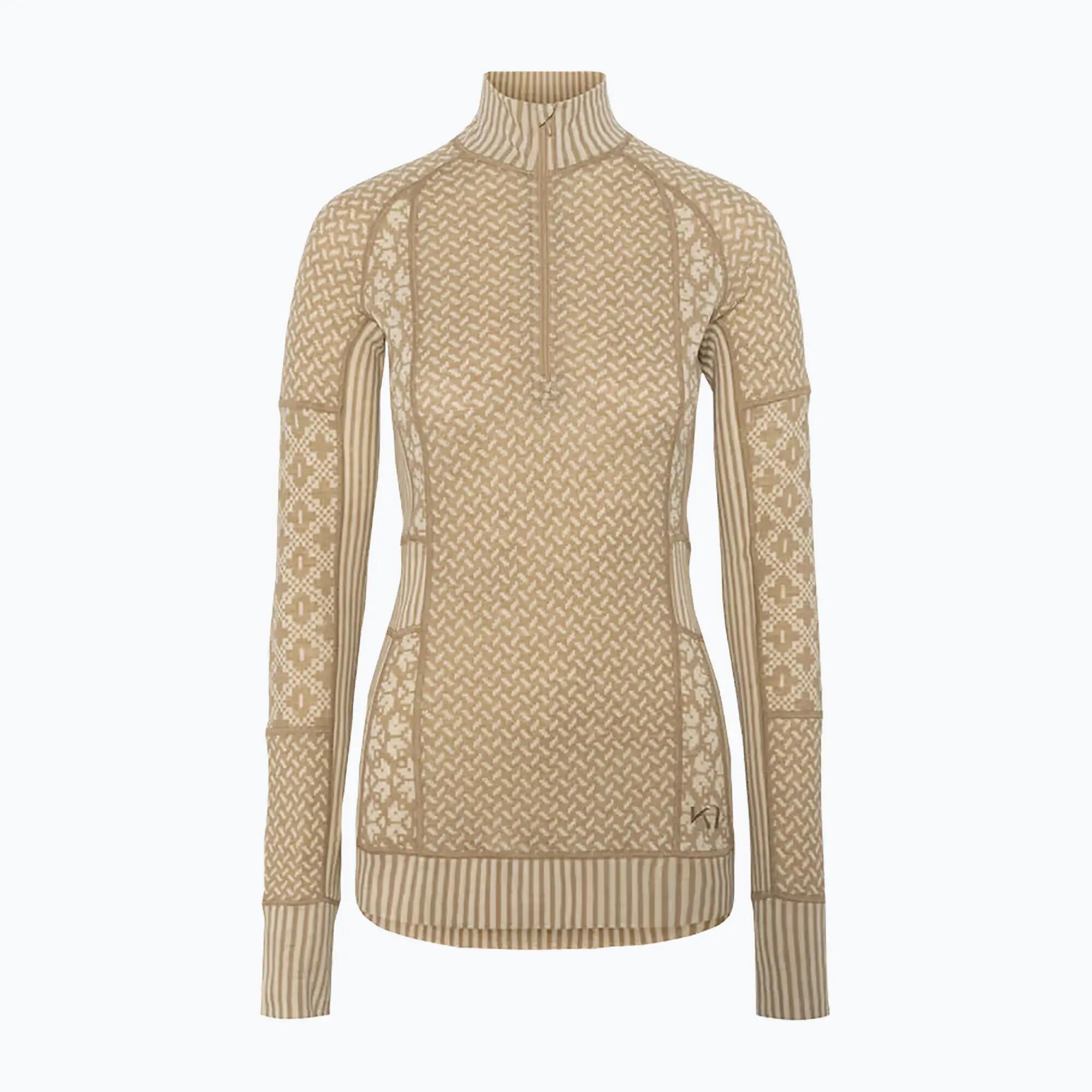 Bluza termoaktywna damska KARI TRAA Smekker Half Zip 3/7