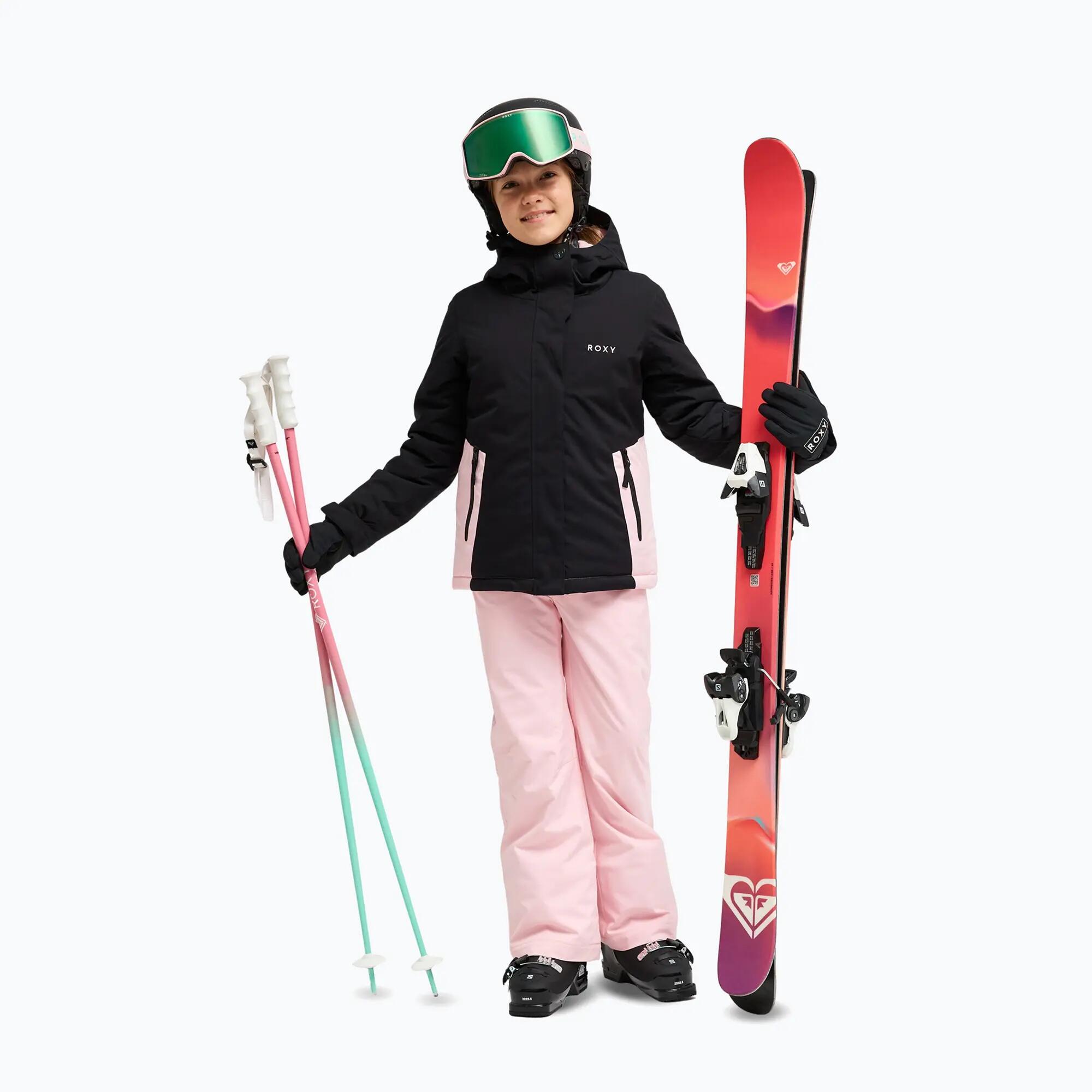 Funktionelle Schneejacke SNOWFLARE 10K Schwarz Meisjes 8-16 2/7