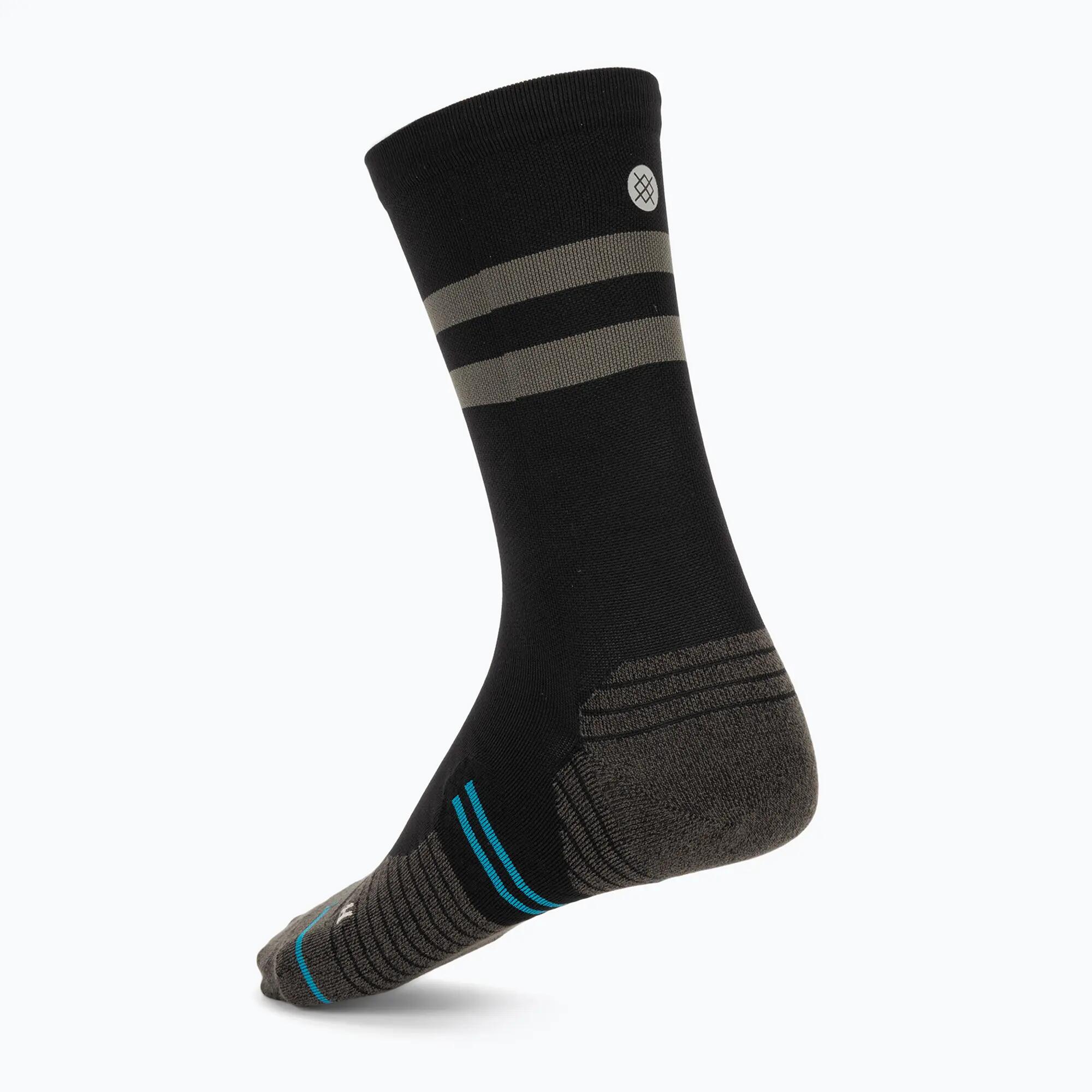 Calcetines Stance Performance Staples Franchise Ultra Crew Negro / Gris 2/5