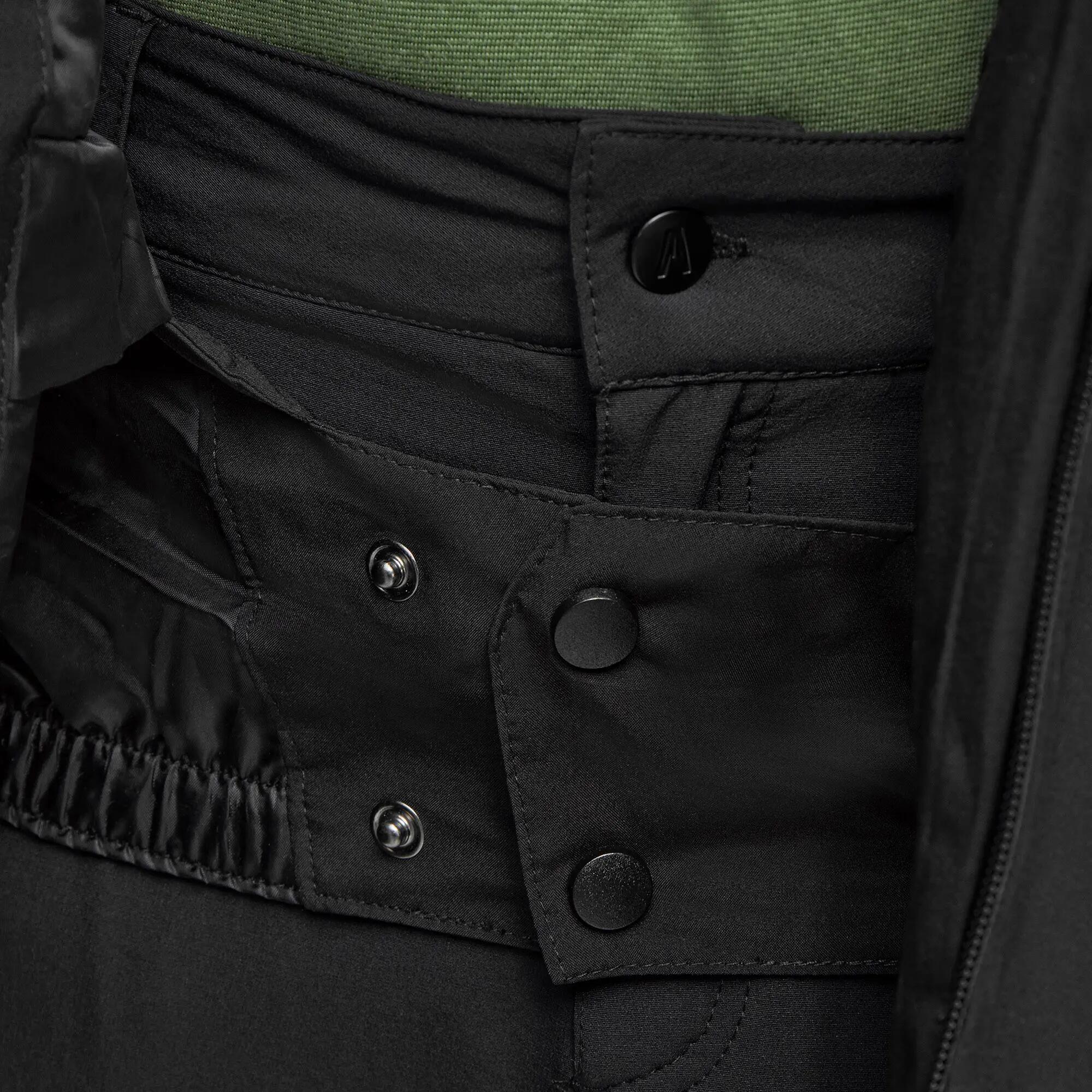Winterjacke Herren Alpinus Causses schwarz 6/8