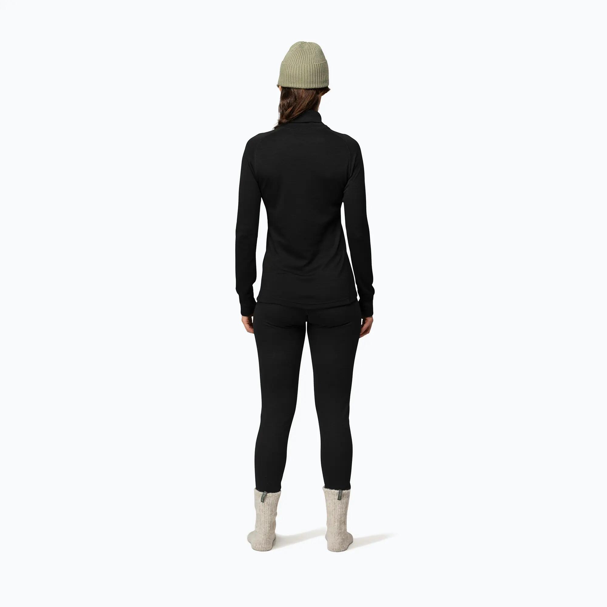 Devold Duo Active Merino Tee-shirt femme 205 Zip noir ergonomique 3/7