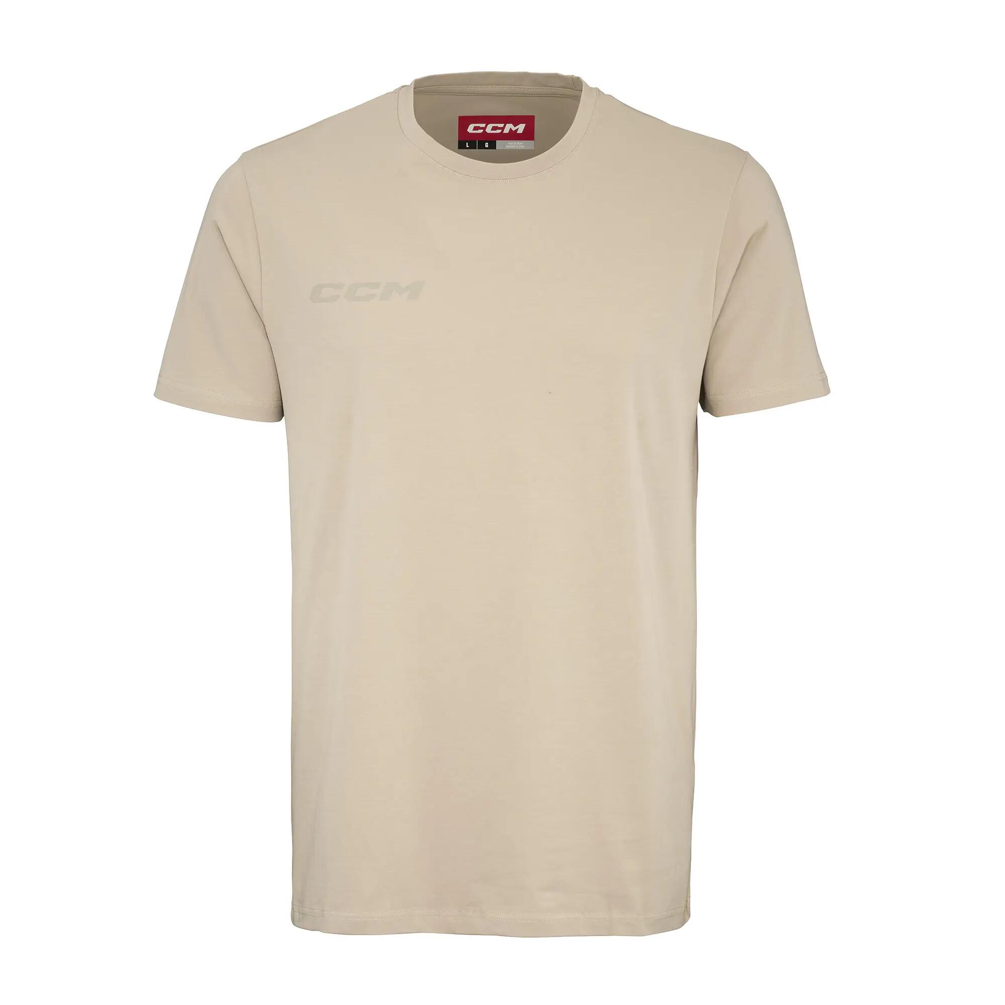 CCM Core Youth Short Sleeve Tee marrone chiaro, sabbia per bambini maglietta 3/3