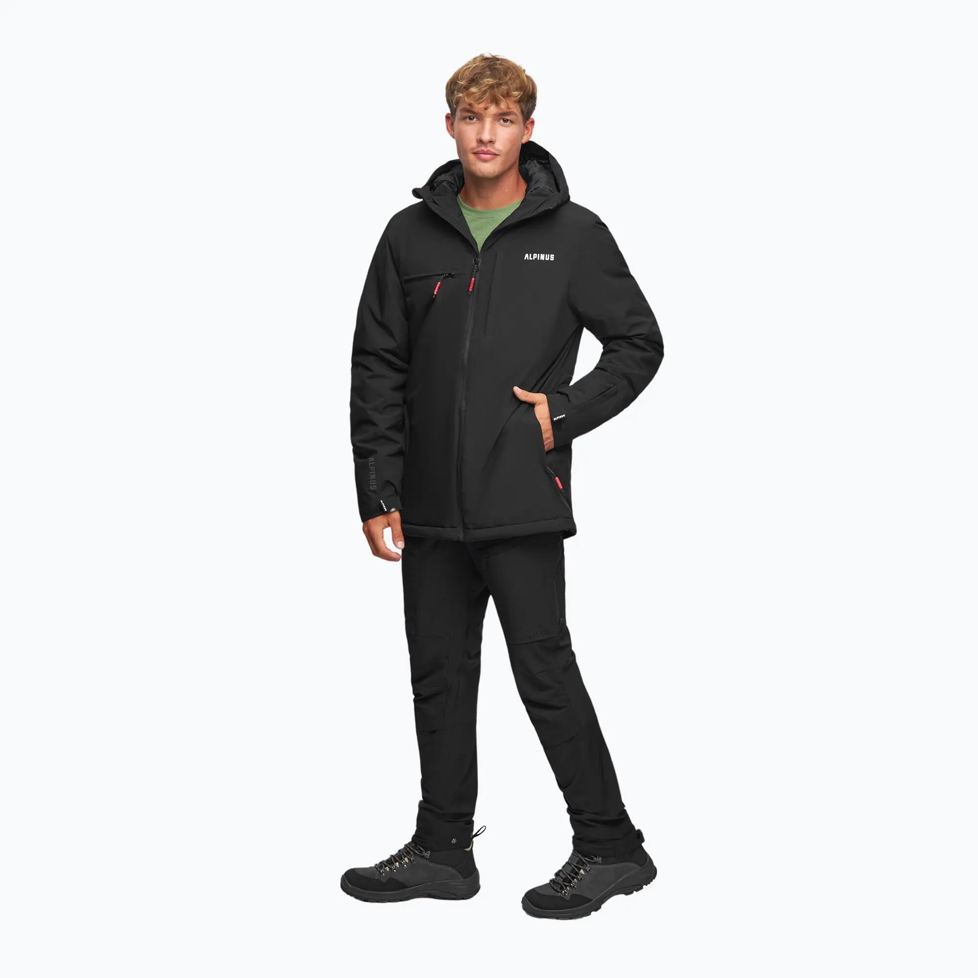 Winterjacke Herren Alpinus Causses schwarz 2/8