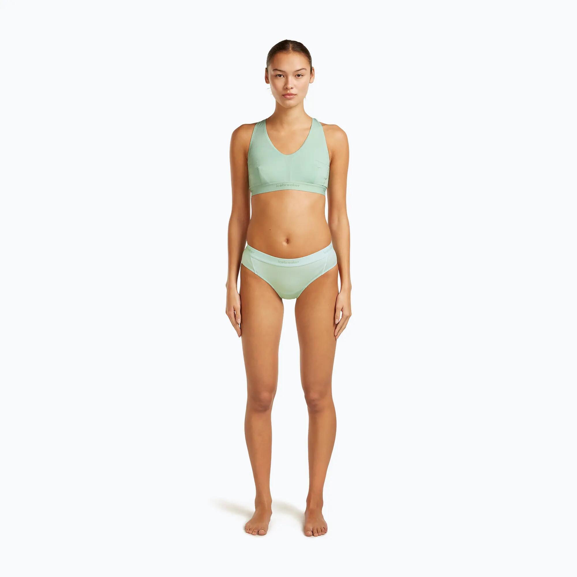 Icebreaker 125 Cool-Lite Sprite Hipster Women's Green Shorts 2/6