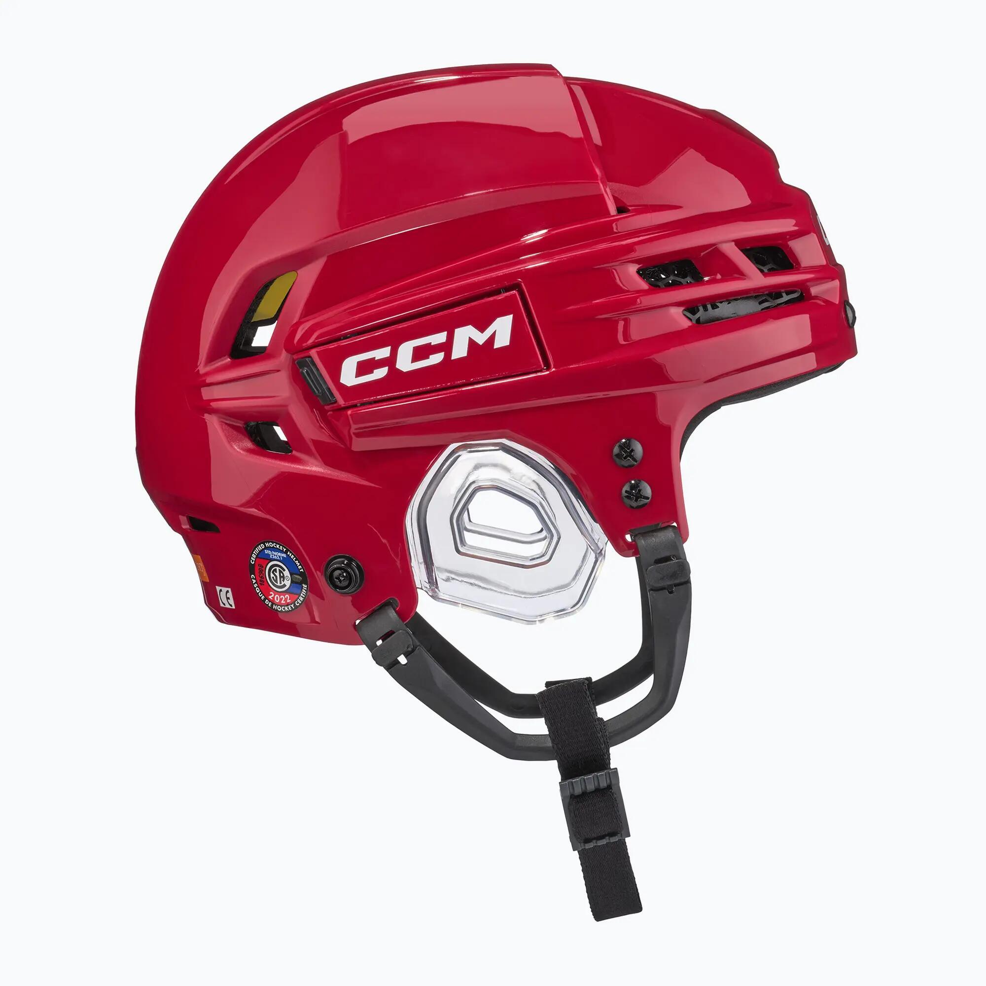CCM Tacks 720 Senior capacete de hóquei Vermelho 3/7