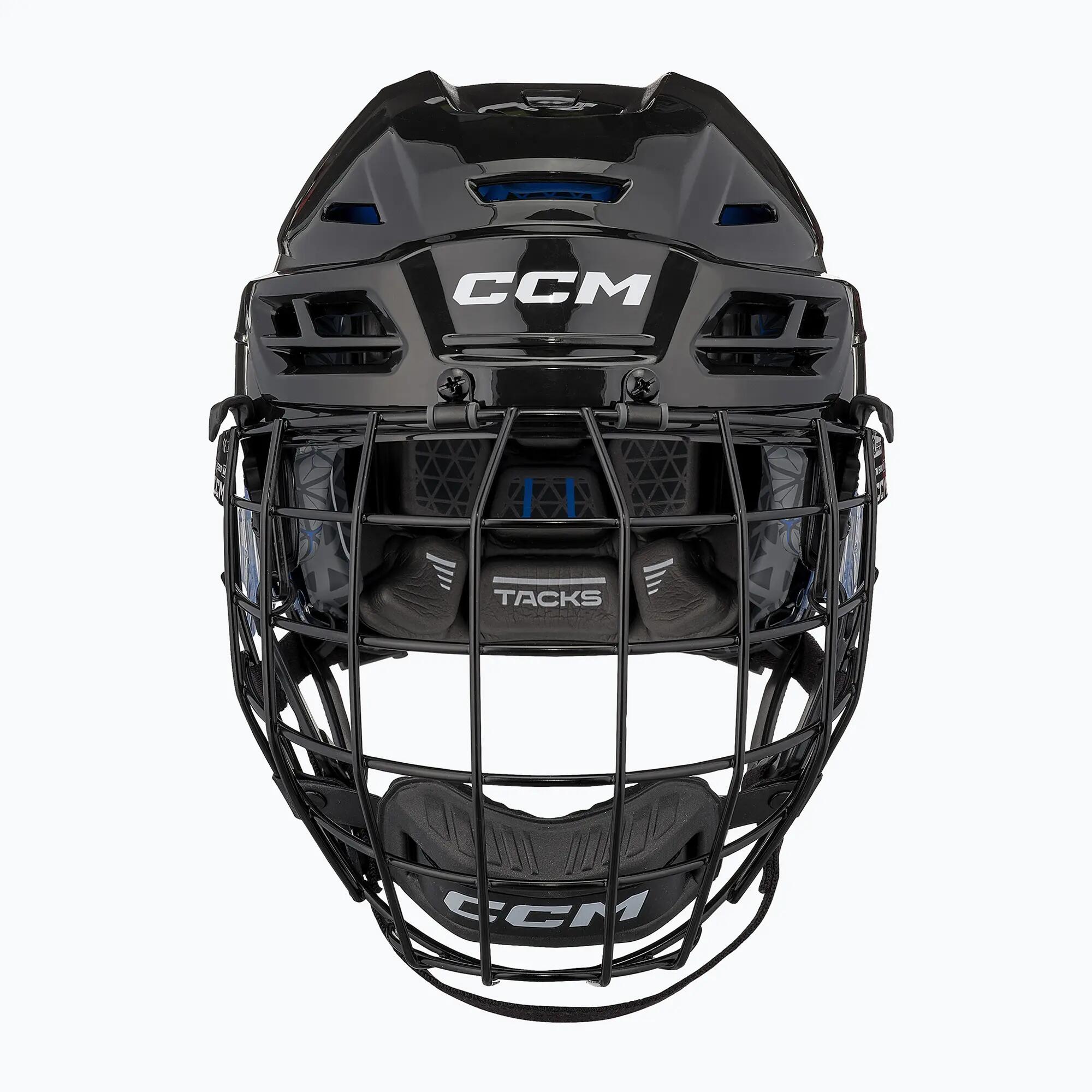 CCM New Tacks 310 Combo kask Senior czarny 2/6