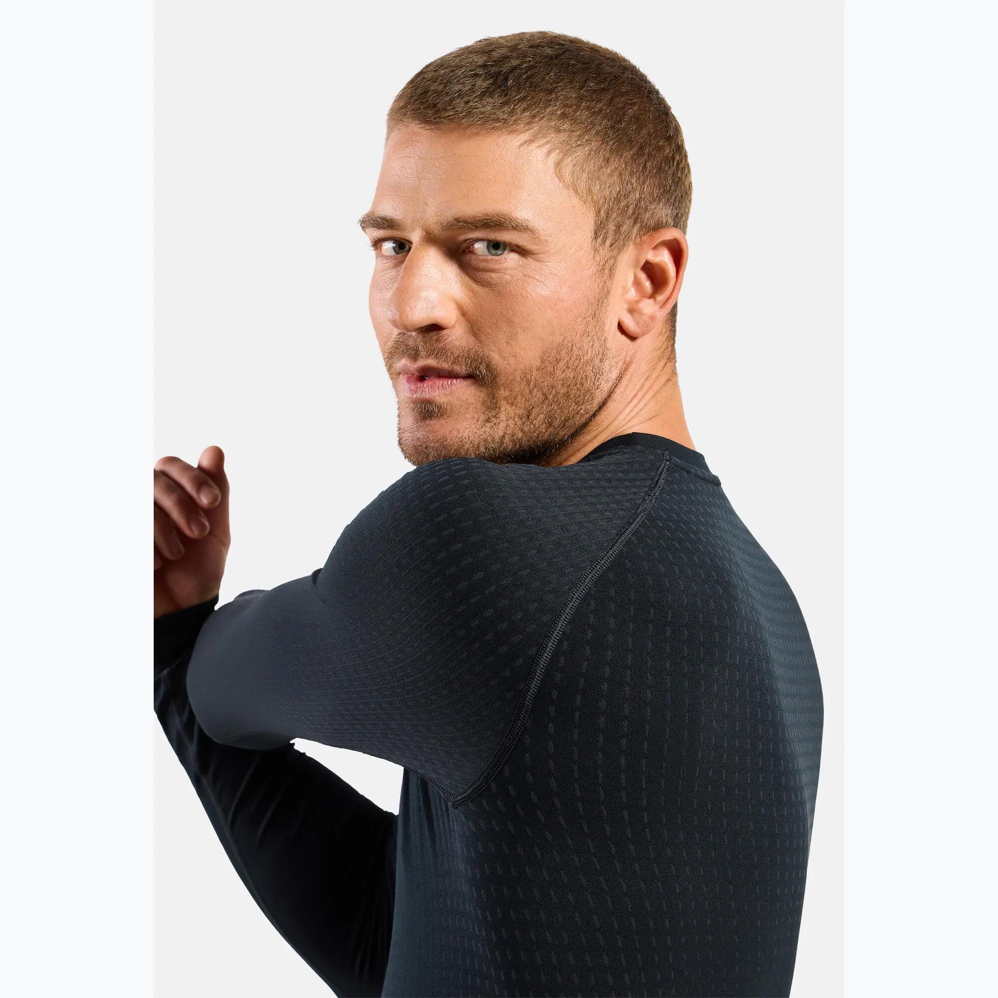 Bluza termoaktywna męska ODLO Performance Warm Bl Top Crew Neck 4/7