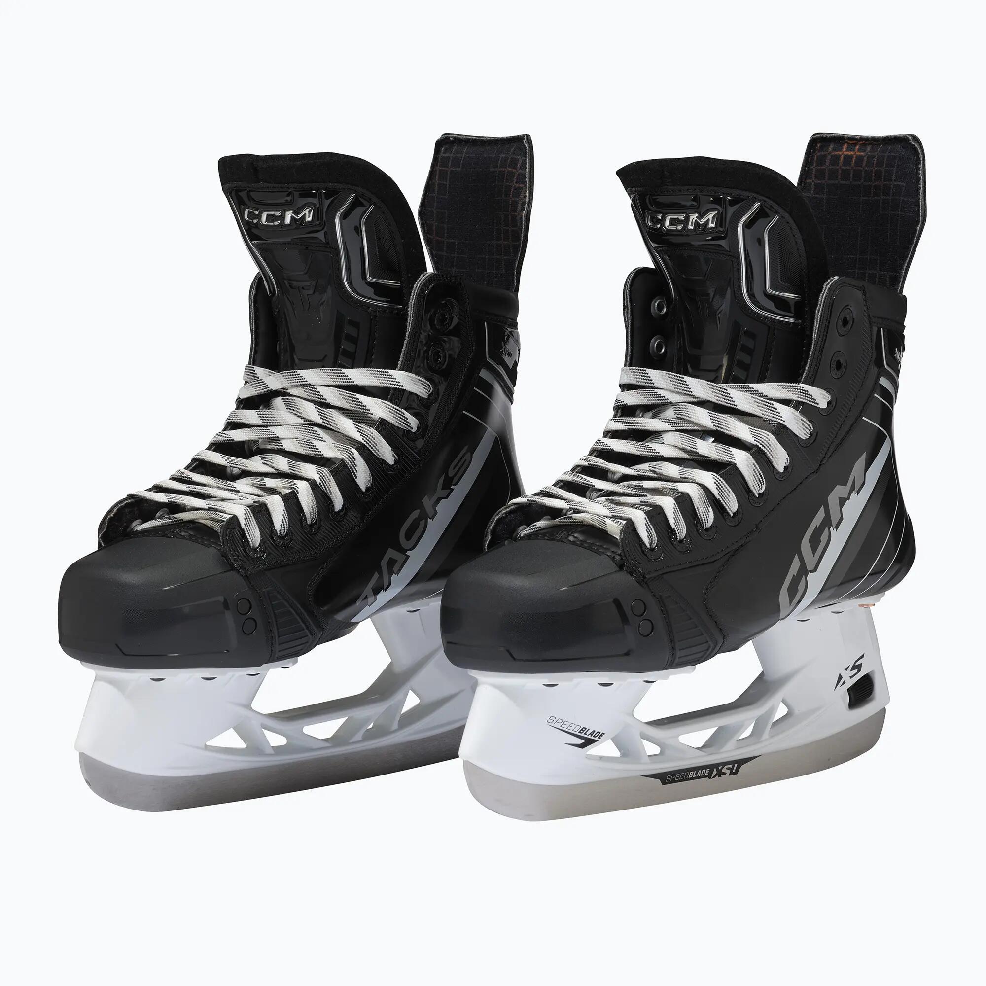 CCM Tacks XR70 Senior pattini da hockey su ghiaccio neri per adulti – REGULAR 2/6